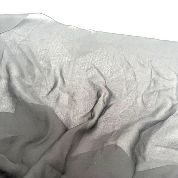 Burberry Black Plaid Silk Scarf NWT - Picture 3 of 4